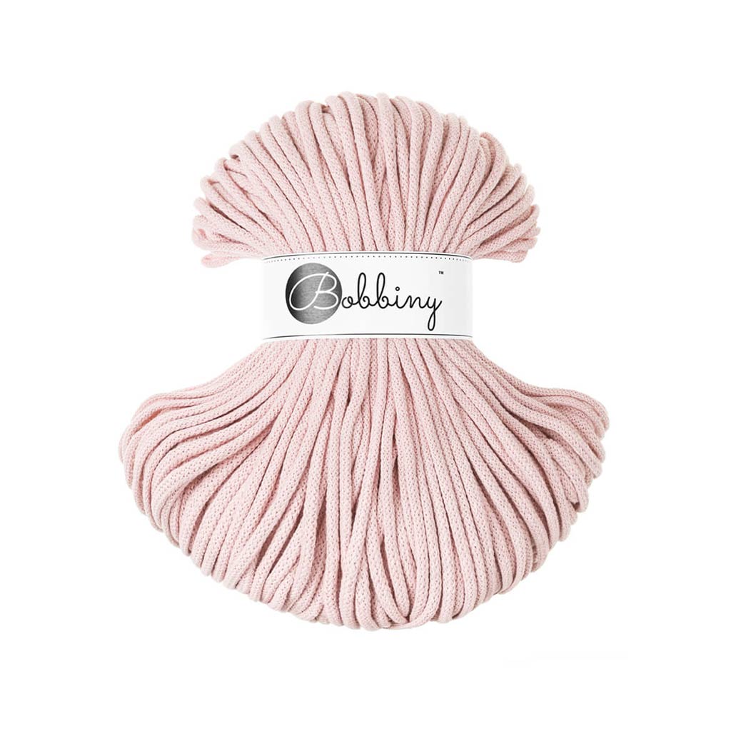 Pastel Pink: Braided cord 5mm